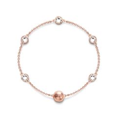 Mix Chromatic Strand with Swarovski Crystals Rose Gold plated