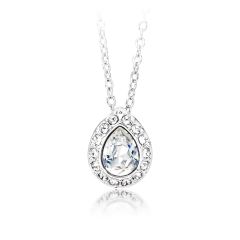 MYJS Christie Pear Pendant with Clear Swarovski® Crystal