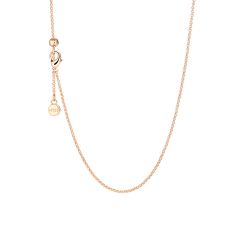 Adjustable 45CM Necklace Chain Rose Gold Plated