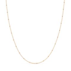 Droplet Carrier Necklace Rose Gold Plated