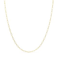 Cable Carrier Necklace Gold Plated